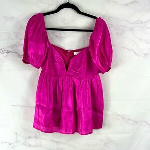 NEW WITH TAGS STORIA Magenta Top